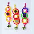 Funny spinner mirror chain,bird toy for parrots